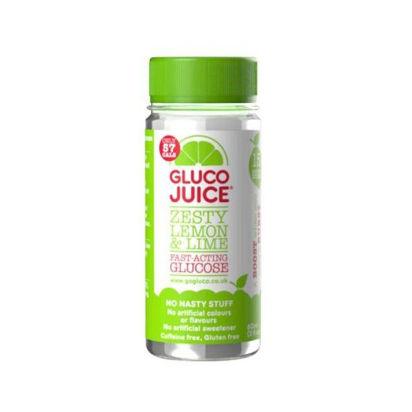 GlucoJuice Zesty Lemon and Lime Fast Acting Glucose 60ml